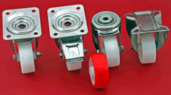 Mild steel castors